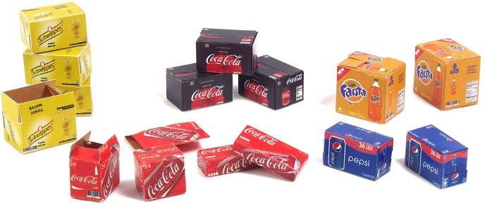 Matho 1/35 Cardboard Boxes - soda | 5449612350731