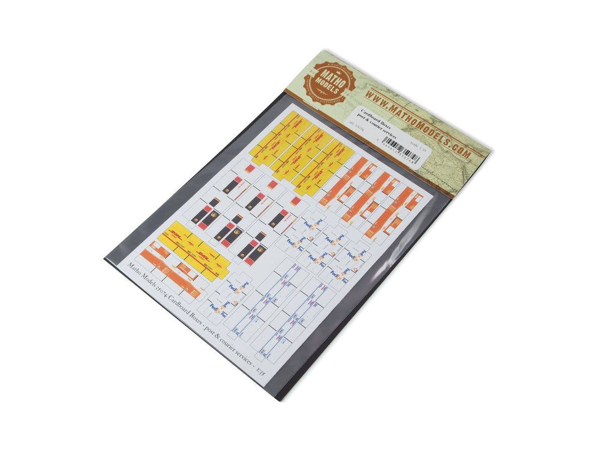 Matho 1/35 Cardboard Boxes - post & courier services | 5449612350748