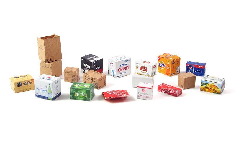 Matho 1/35 Cardboard Boxes - BIG SET 1 | 5449612350755