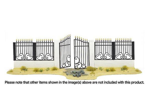 Matho 1/35 Metal Fence A - big set with gate | 5449612350861