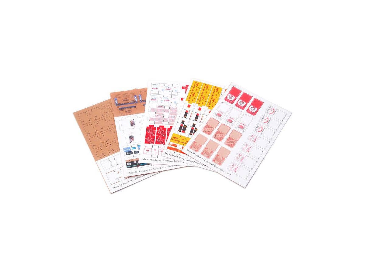 Matho 1/35 Cardboard Boxes - BIG SET 2 | 5449612350915