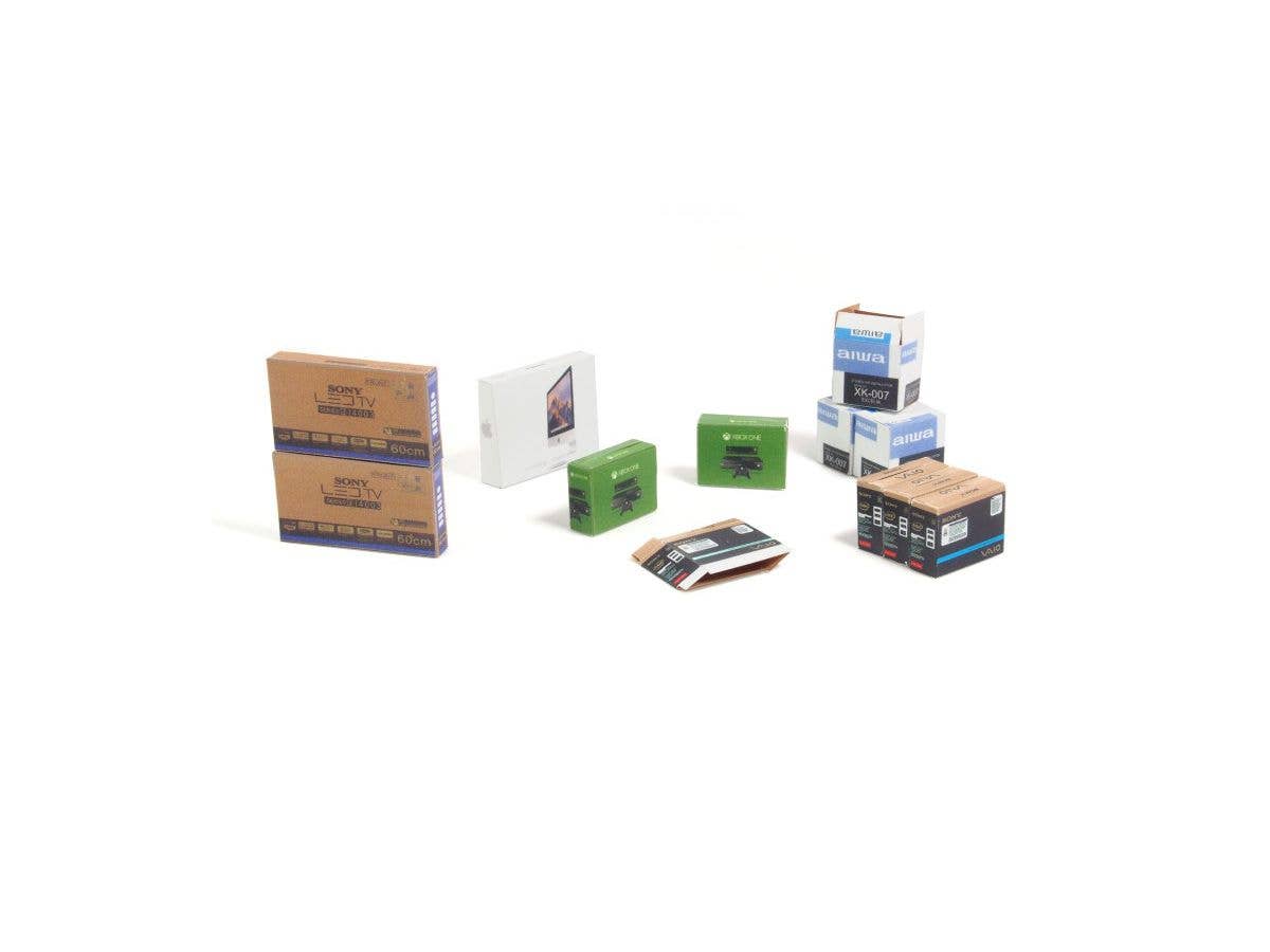 Matho 1/35 Cardboard Boxes - BIG SET 2 | 5449612350915