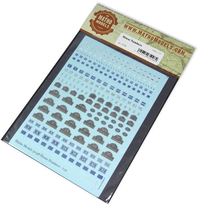 Matho 1/35 House Numbers | 5449612350984
