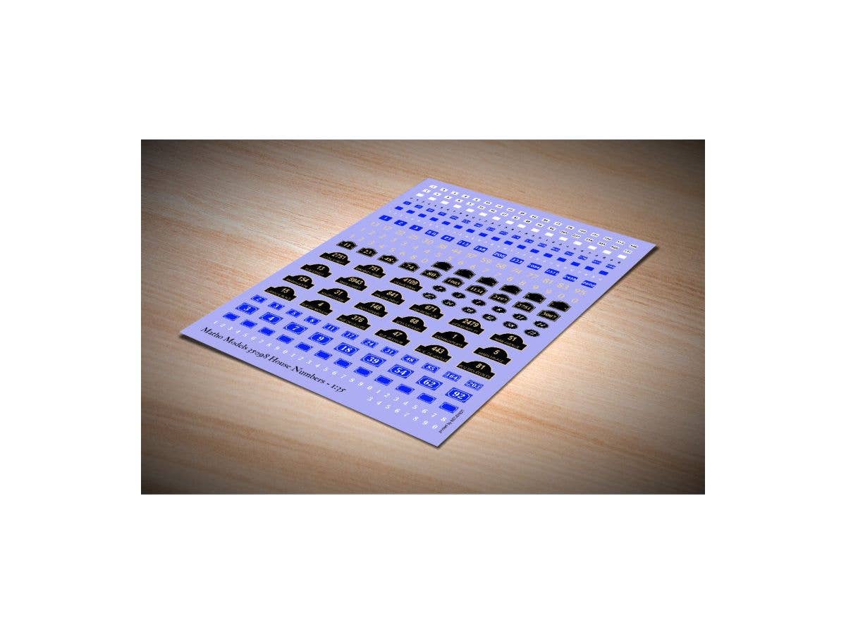 Matho 1/35 House Numbers | 5449612350984