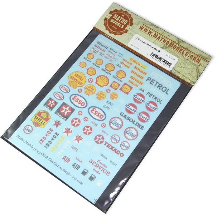 Matho 1/35 Oil & Gas Station decals | 5449612350991