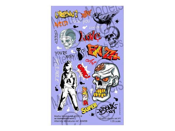 Matho Graffiti Decals Set 1 | 5449612351141