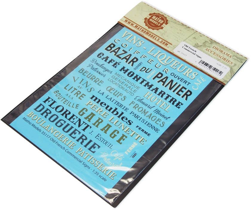 Matho 1/35 Old French Commercial Signs | 5449612351172