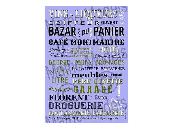 Matho 1/35 Old French Commercial Signs | 5449612351172
