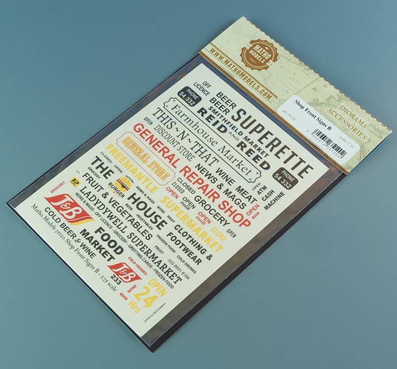 Matho 1/35 Shop Front Signs B | 5449612351202