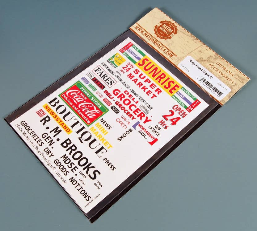 Matho 1/35 Shop Front Signs C | 5449612351219