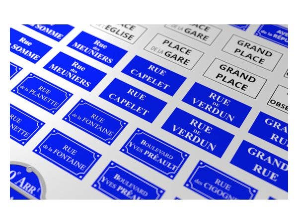Matho 1/35 Street Name Signs A - French | 5449612351233