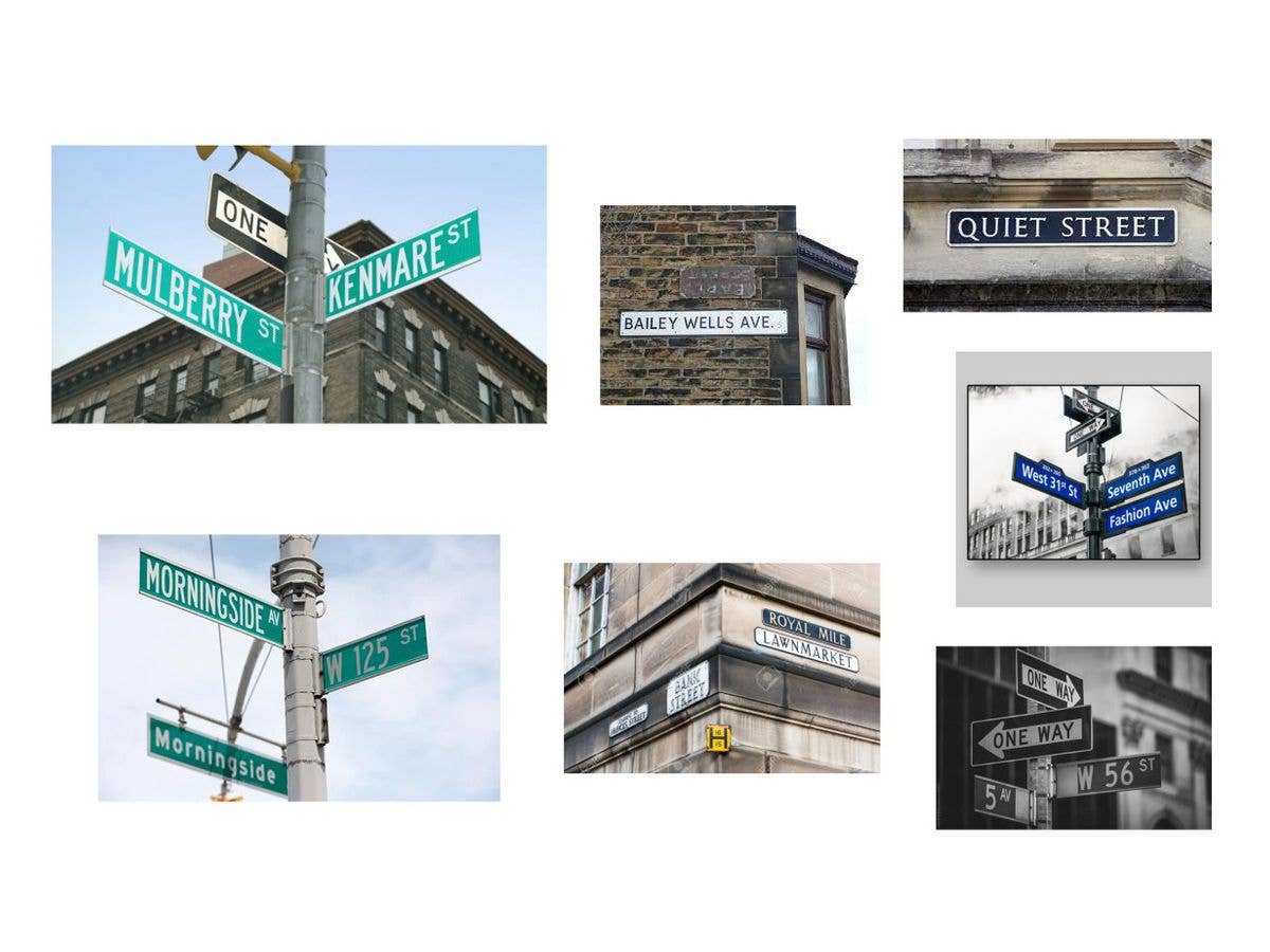 Matho 1/35 Street Name Signs C - English | 5449612351257