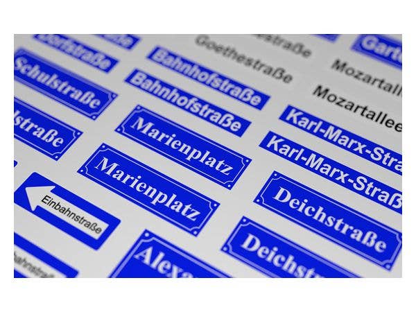 Matho 1/35 Street Name Signs E - German | 5449612351271