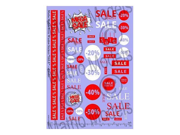 Matho Window Stickers 'SALE' | 5449612800113