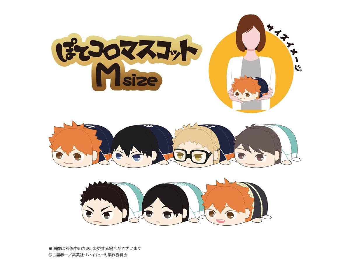 Haikyu POTE KORO MASCOT Msize (ITEM A) | 4580683626798