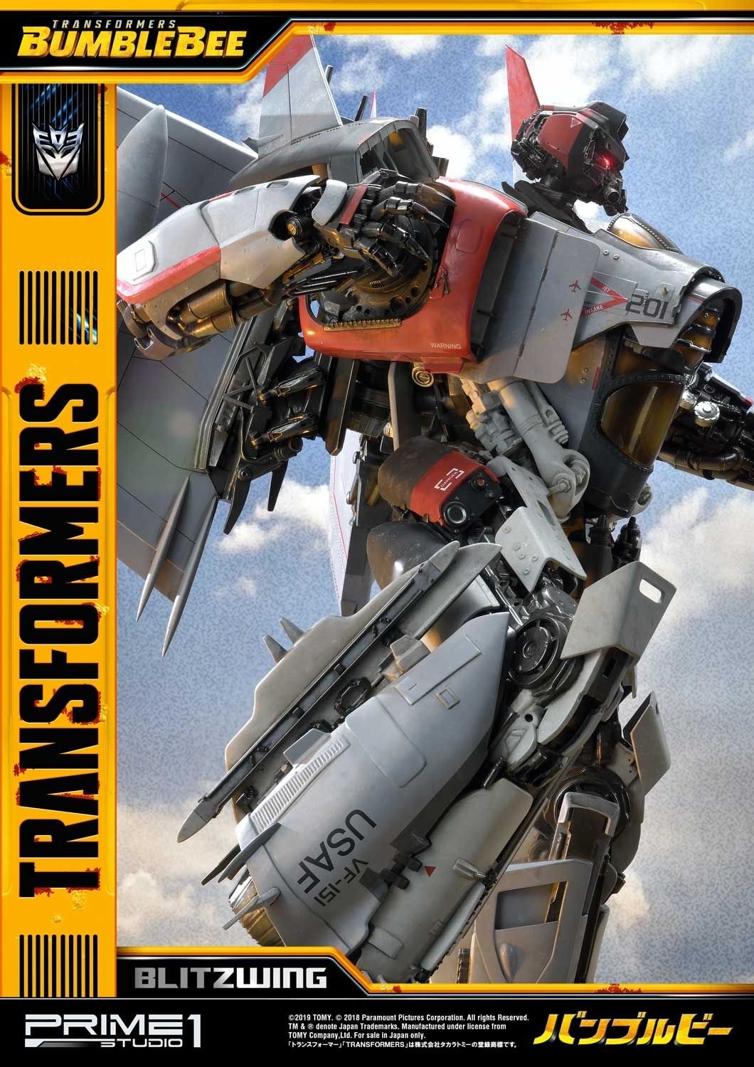 Museum Masterline Transformers: Bumblebee (Film) Blitzwing EX Version