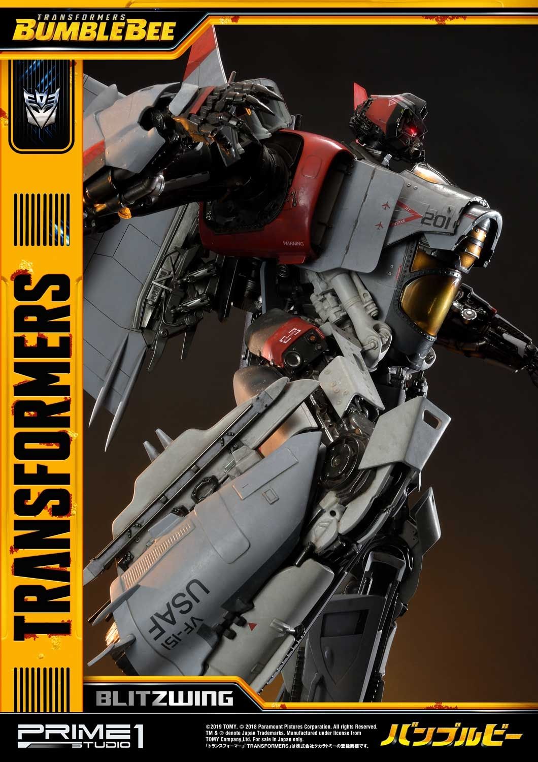 Museum Masterline Transformers: Bumblebee (Film) Blitzwing EX Version