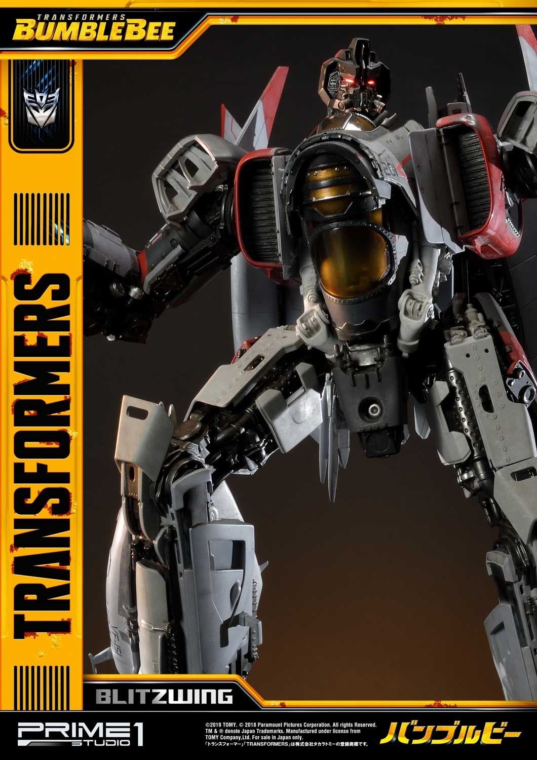 Museum Masterline Transformers: Bumblebee (Film) Blitzwing EX Version