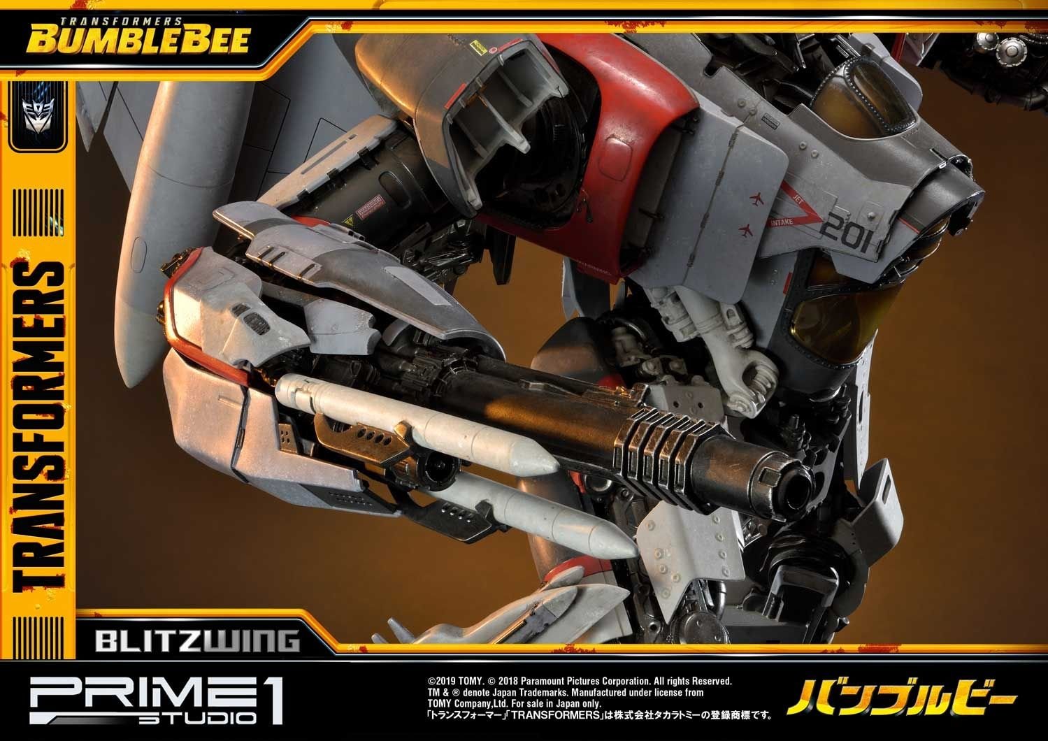 Museum Masterline Transformers: Bumblebee (Film) Blitzwing EX Version