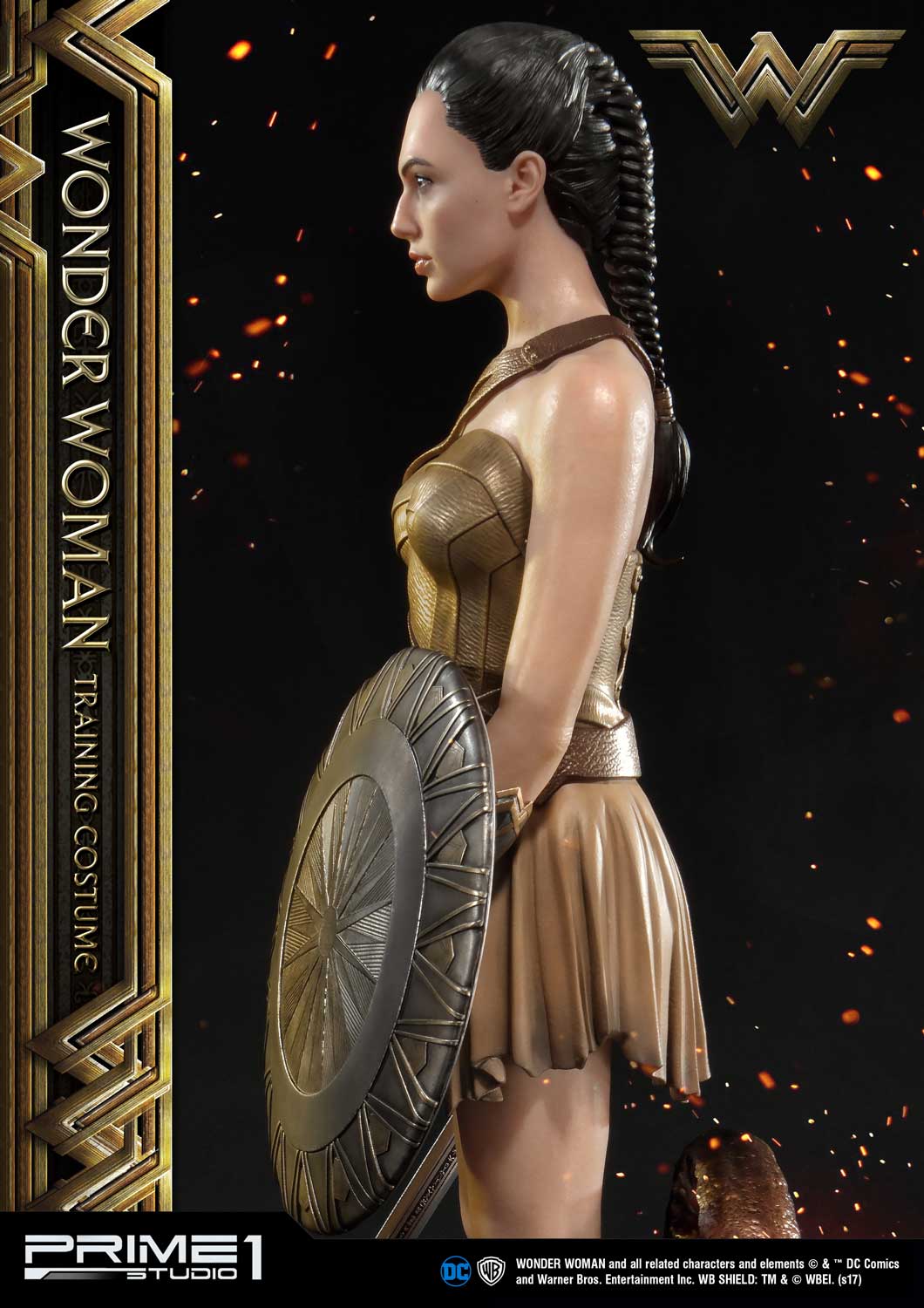 Museum Masterline Wonder Woman (Film) Wonder Woman Training Costume Gold Version
