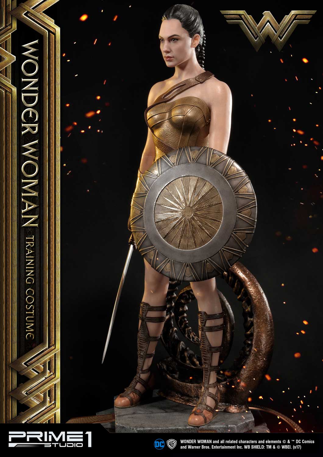 Museum Masterline Wonder Woman (Film) Wonder Woman Training Costume Gold Version