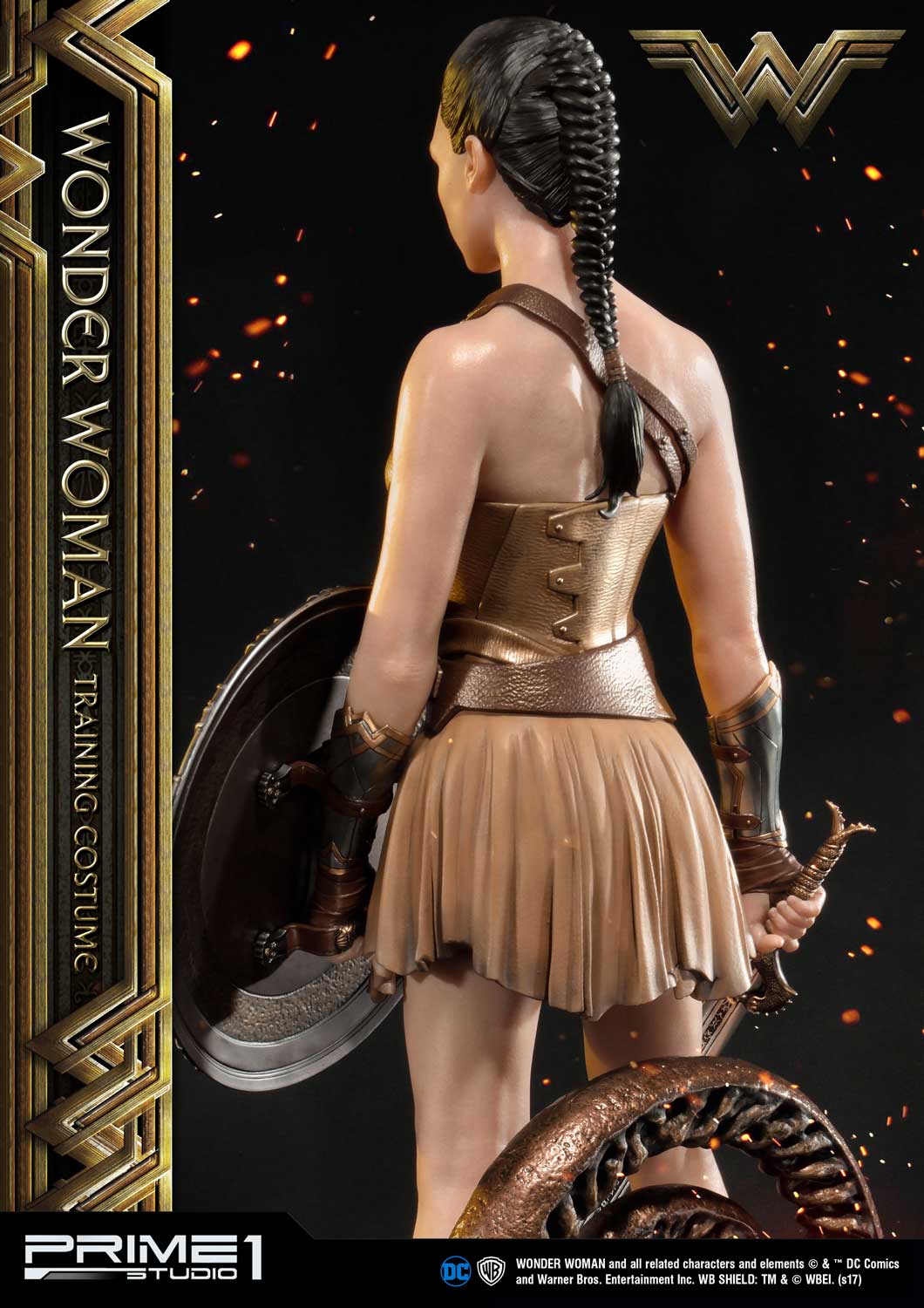 Museum Masterline Wonder Woman (Film) Wonder Woman Training Costume Gold Version