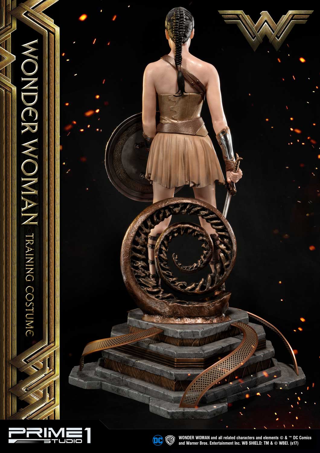 Museum Masterline Wonder Woman (Film) Wonder Woman Training Costume Gold Version