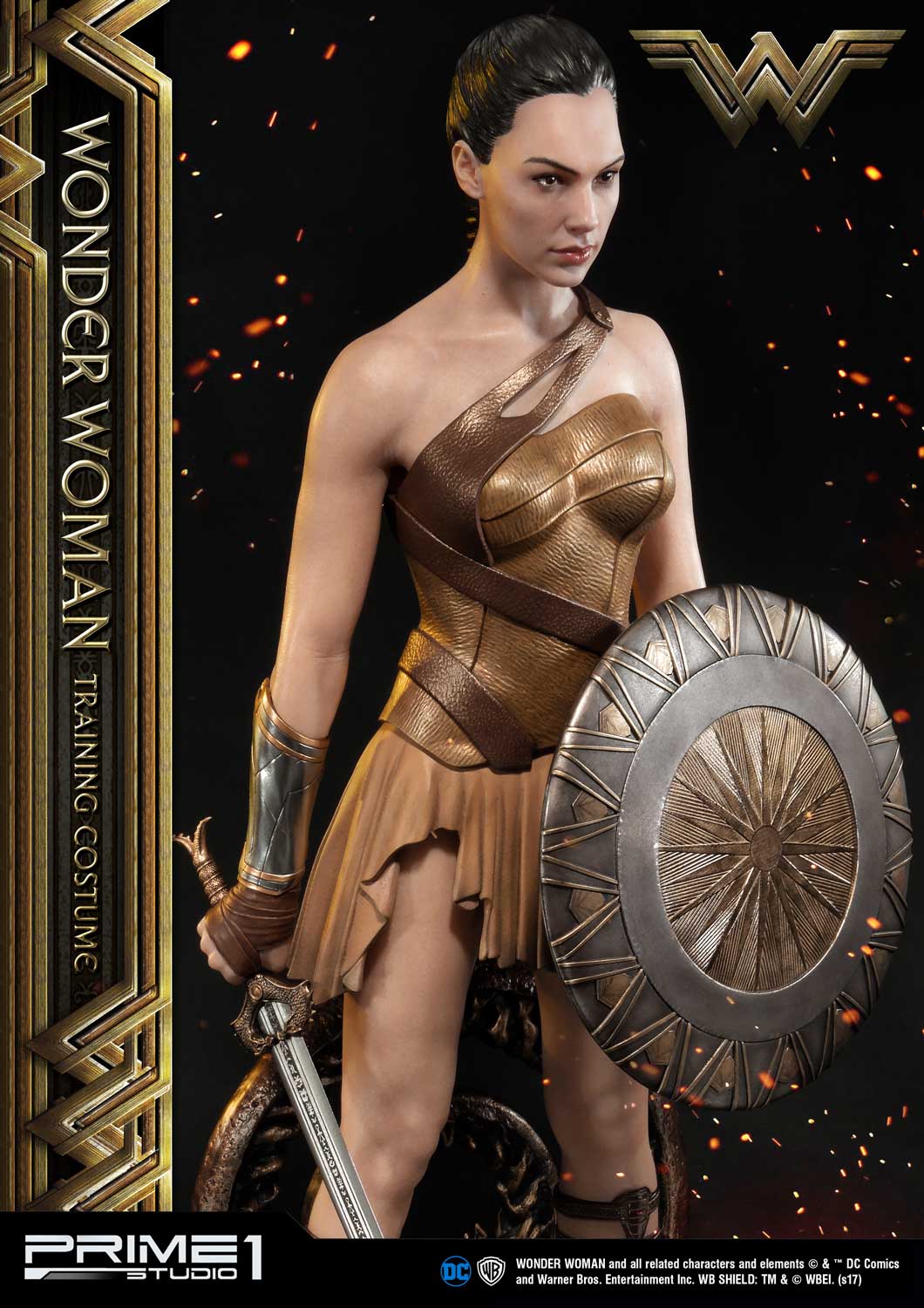 Museum Masterline Wonder Woman (Film) Wonder Woman Training Costume Gold Version