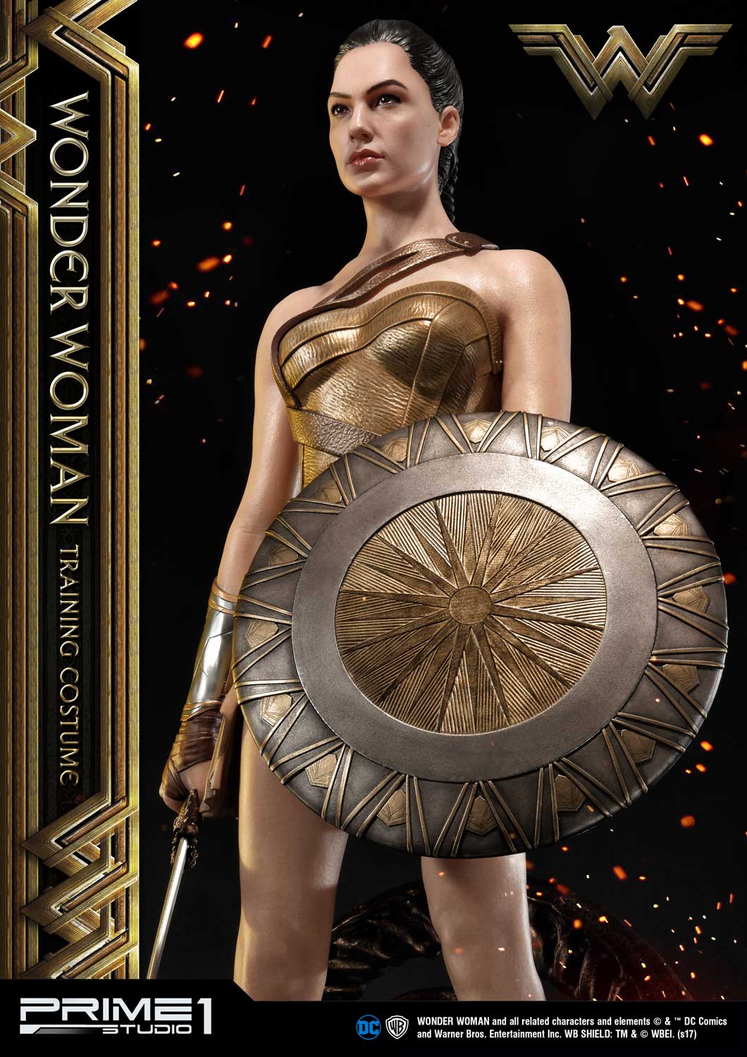Museum Masterline Wonder Woman (Film) Wonder Woman Training Costume Gold Version