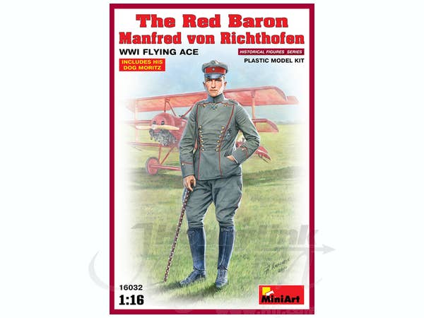 MiniArt 1/16 Red Baron. Manfred von Richthofen.WW1 Flying Ace | 4820041103012