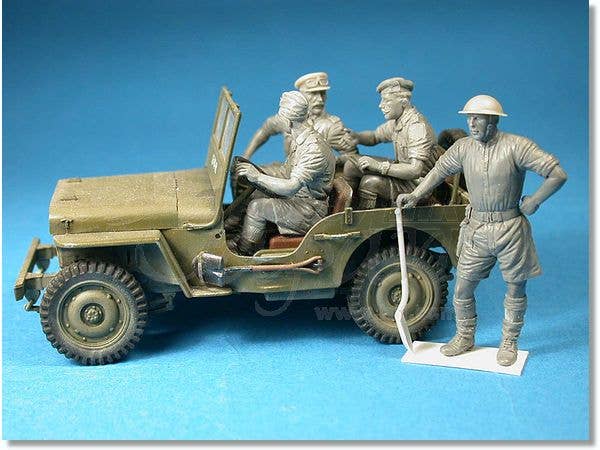MiniArt 1/35 British Jeep Crew. | 4820041100936