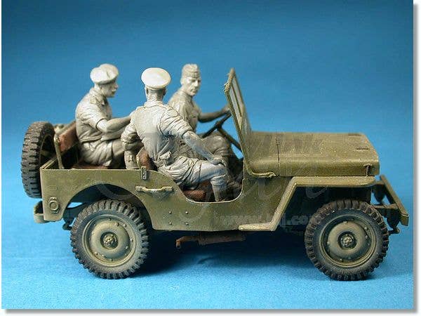 MiniArt 1/35 British Jeep Crew. | 4820041100936