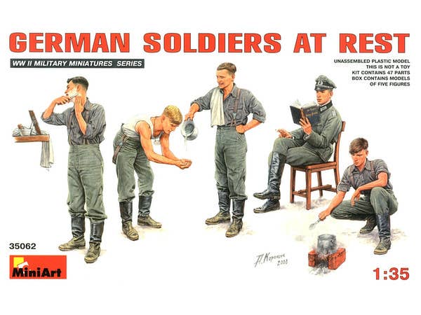 MiniArt German Soldiers at Rest (1/35) | 4820041101018