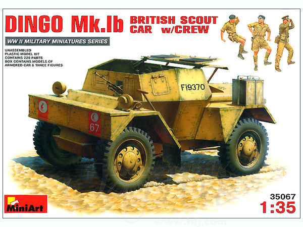 MiniArt 1/35 British Scout Car Dingo MK. 1b | 4820041101278