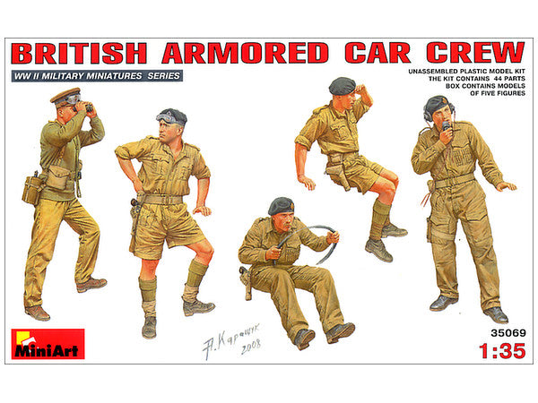 MiniArt British Armoured Car Crew (1/35) - UPC 5907747901759 | 5907747901759
