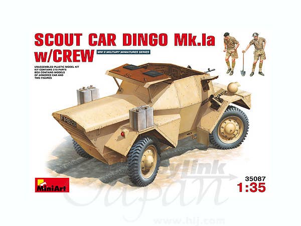 MiniArt Scout Car Dingo Mk 1a w/crew (1/35) | 4820041101766