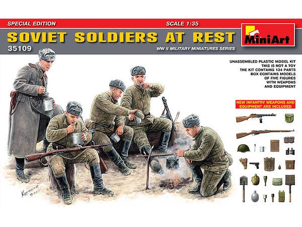 MiniArt Soviet Soldiers at Rest. Special Edition (1/35) | 4820041102909