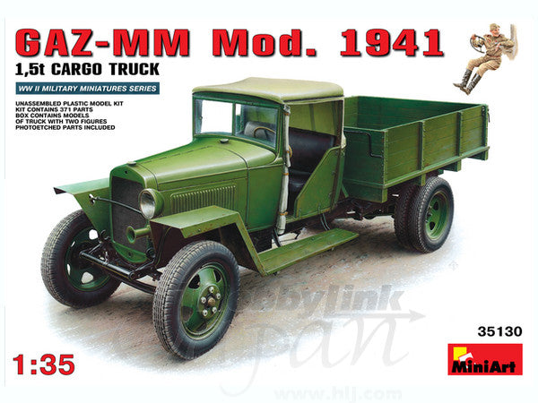 MiniArt GAZ-MM. Mod. 1941. Cargo Truck (1/35) | 4820041102299