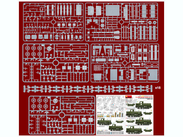 MiniArt 1/35 Ya-12 Late Prod. Soviet Artillery Tractor | 4820041102435