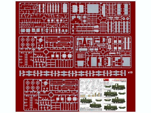 MiniArt 1/35 Ya-12 Late Prod. Soviet Artillery Tractor | 4820041102435