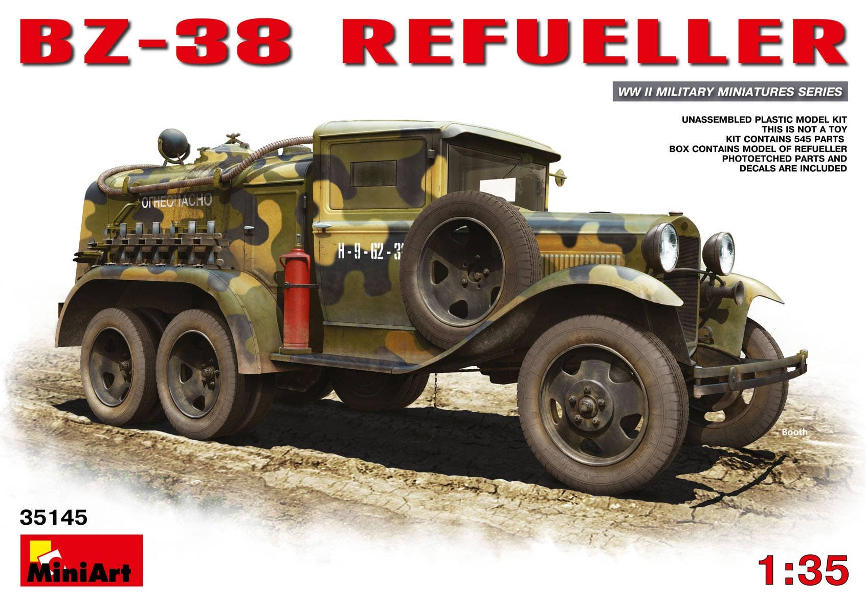 MiniArt 1/35 BZ-38 Refueller | 4820183310088