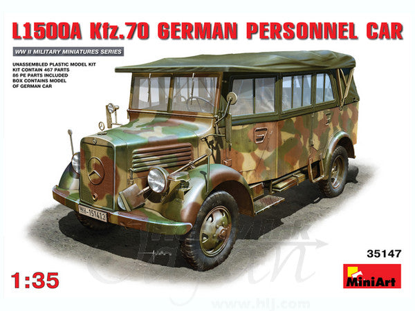 MiniArt L1500A (Kfz.70) German Personnel Car (1/35) | 4820041102657