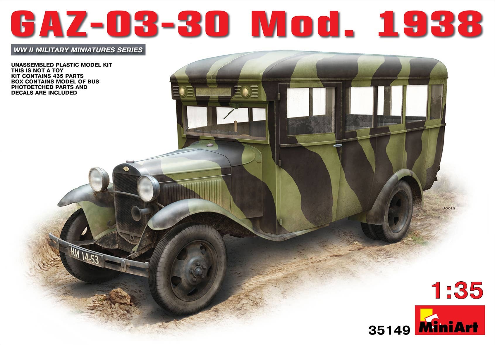 MiniArt GAZ-03-30 Mod.1938 (1/35) | 4820183310095