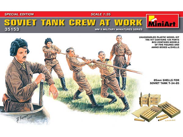MiniArt Soviet Tank Crew at Work. Special Edition (1/35) | 4820041102671