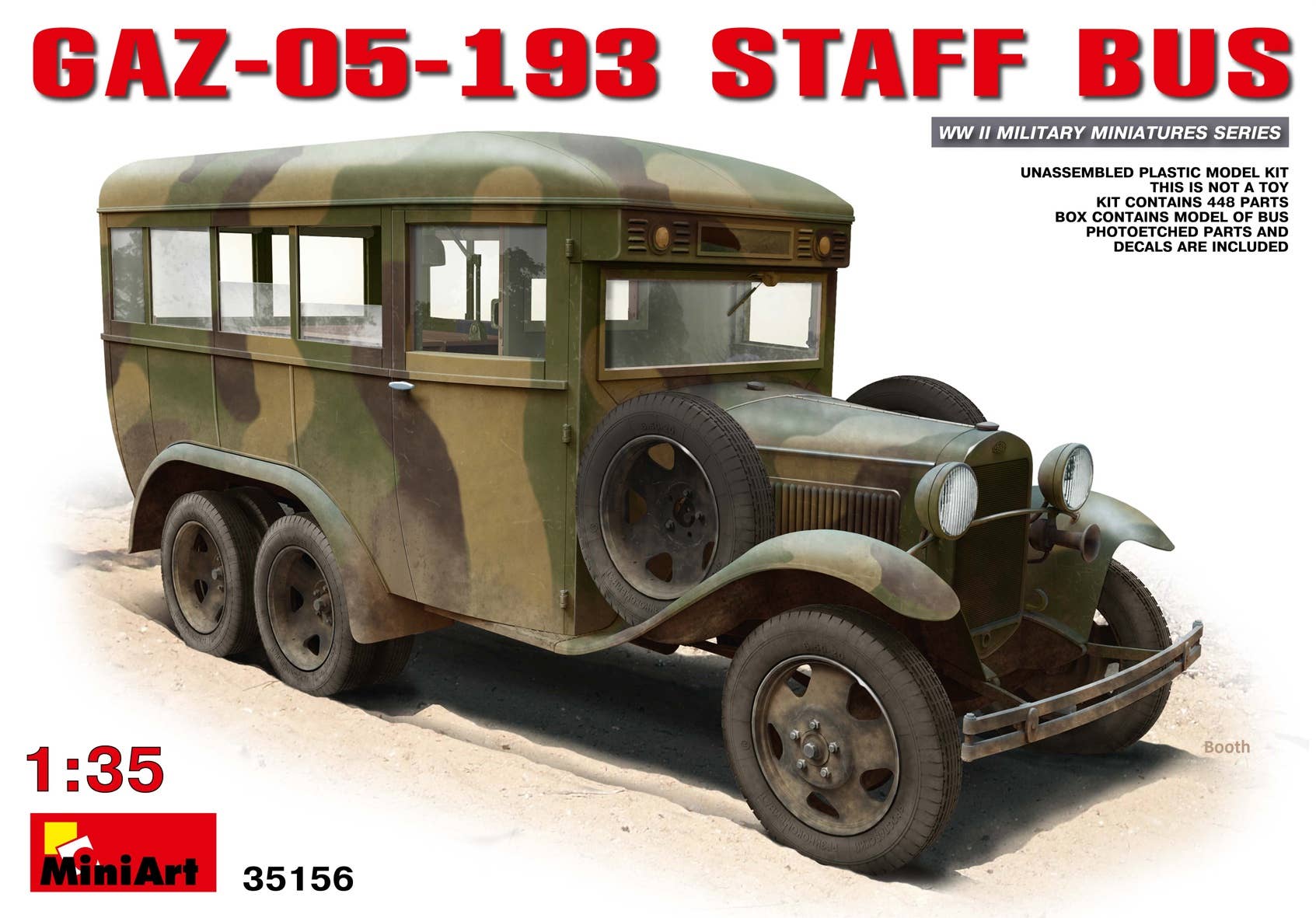 MiniArt GAZ-05-193 Staff Bus (1/35) | 4820183310118