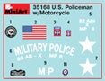MiniArt 1/35 U.S.Millitary Policeman with Motorcycle | 4820183310149