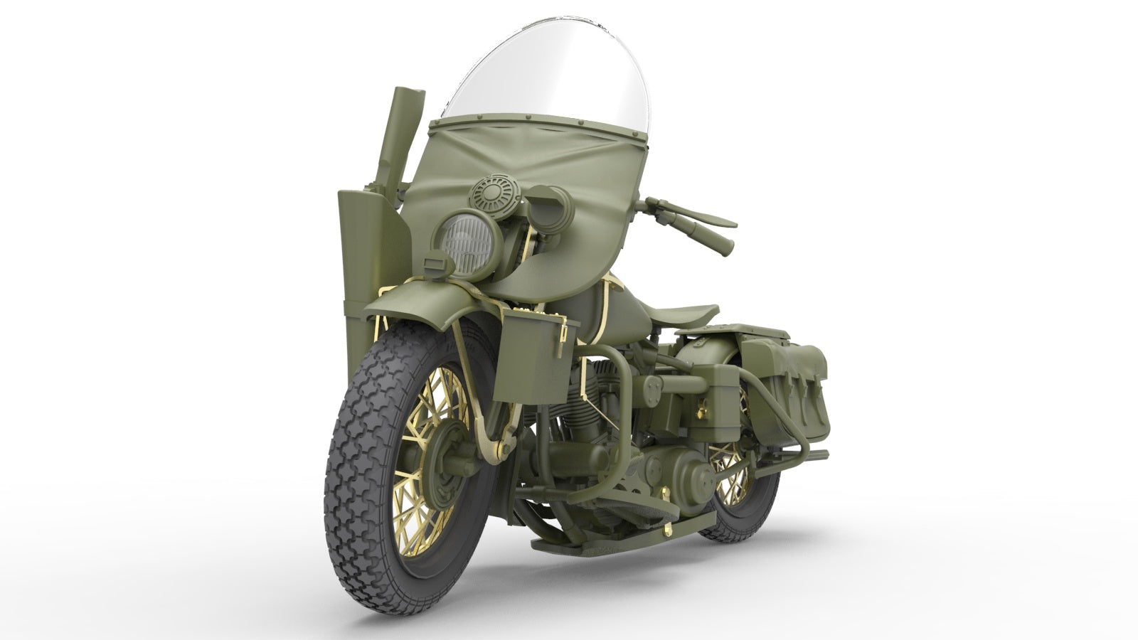 MiniArt 1/35 U.S.Millitary Policeman with Motorcycle | 4820183310149