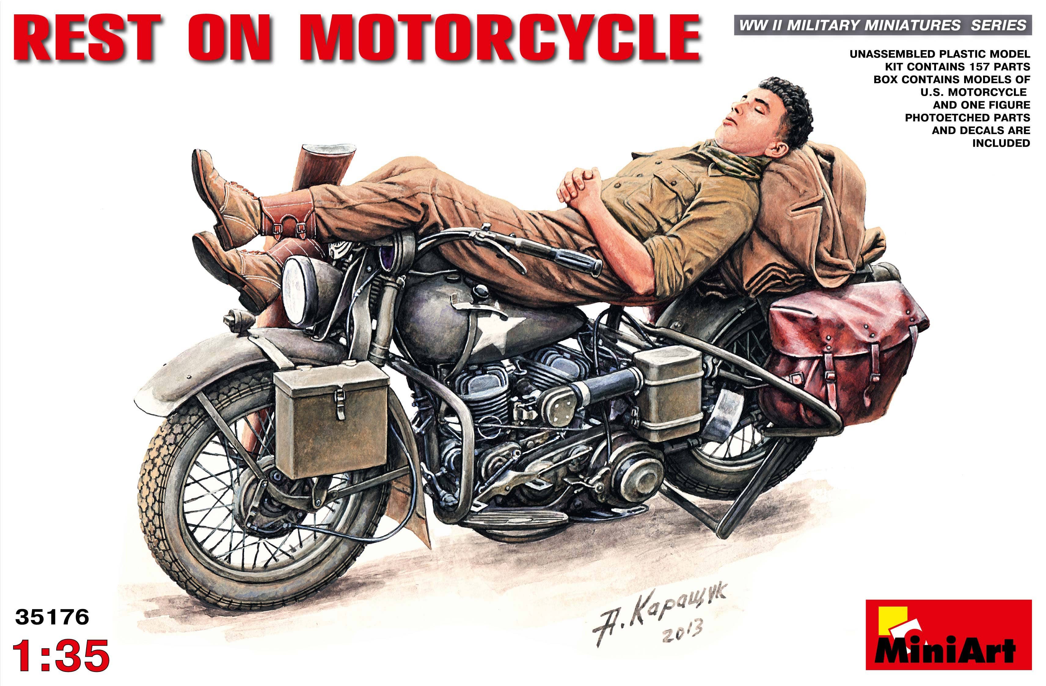 MiniArt Rest on Motorcycle (1/35) | 4820183310156