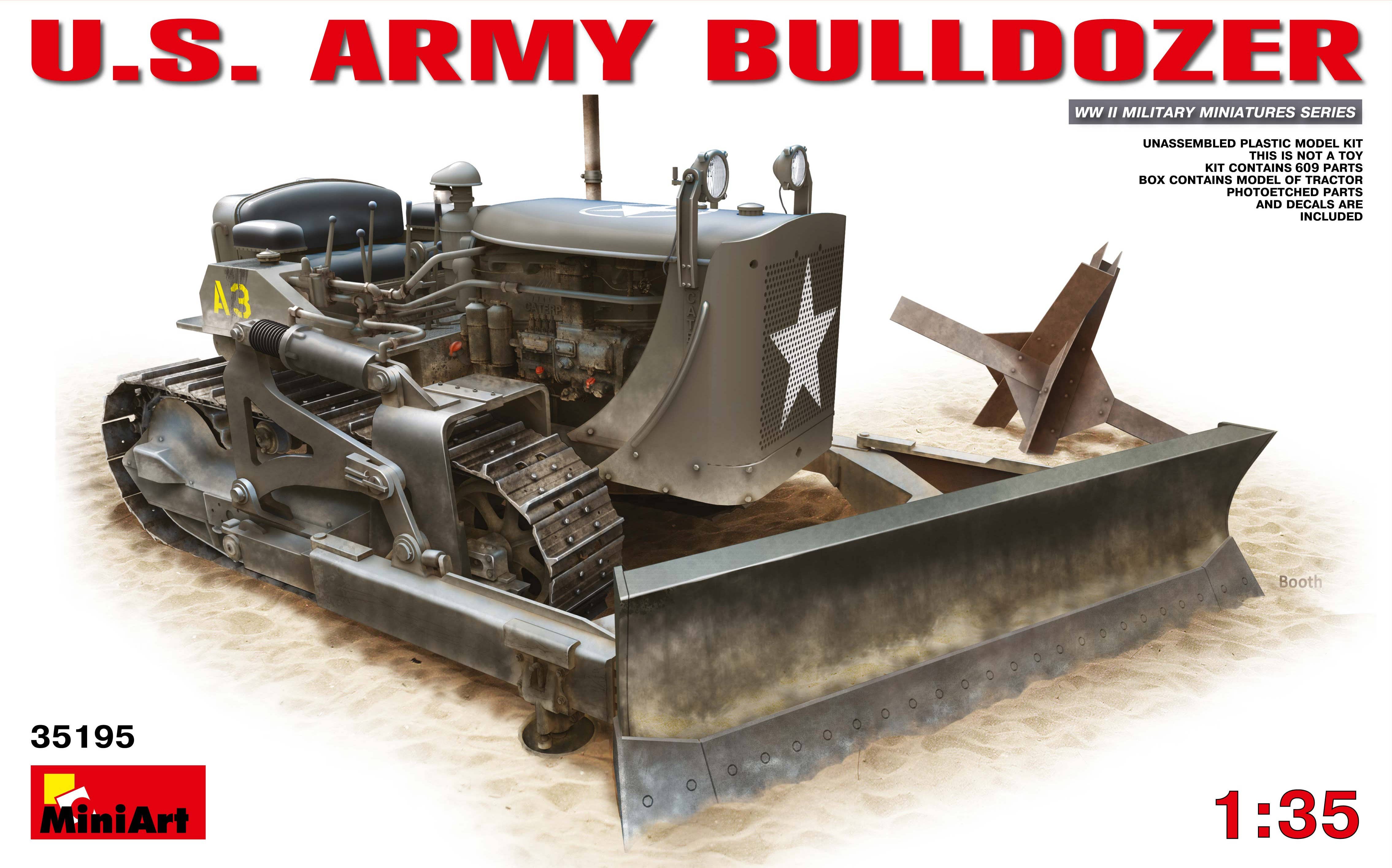 Miniart 1/35 U.S. Army Bulldozer | 4820183310224