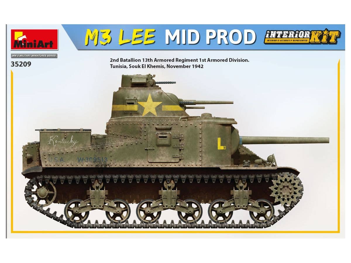 MiniArt 1/35 1/35 M3 Lee Mid Prod. Interior Kit | 4820183313607